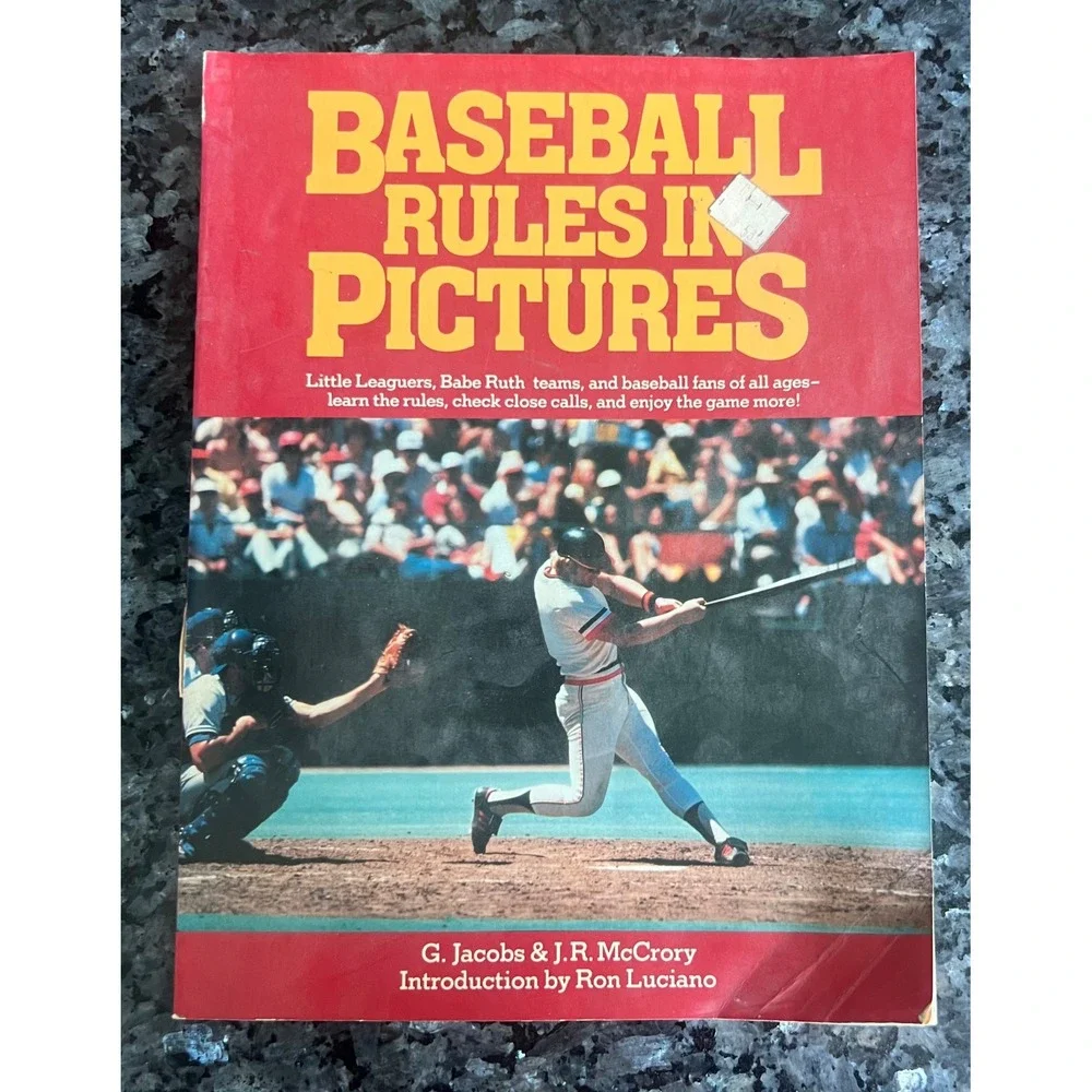 Vintage Baseball Book Lot, Pictorial History, Rules in Pics, 2002 ALCS Program